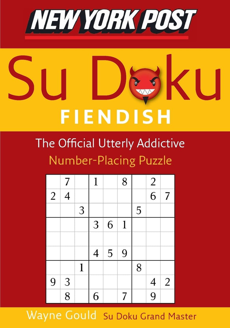 New York Post Fiendish Sudoku: The Official Utterly Addictiv