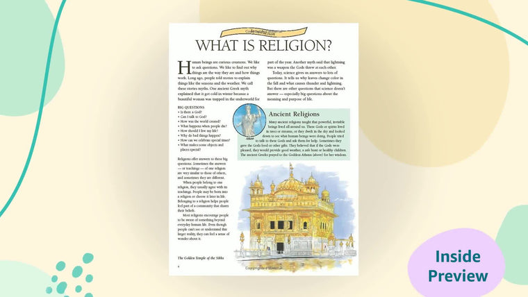 The Kids Book of World Religions — back cover