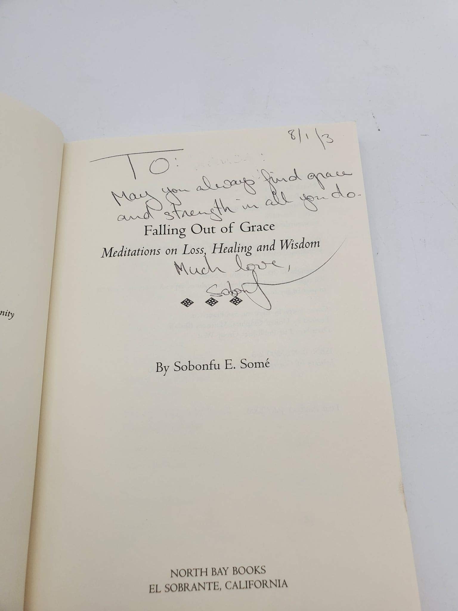 Falling Out of Grace: Meditations on Loss, Healing and Wisdom