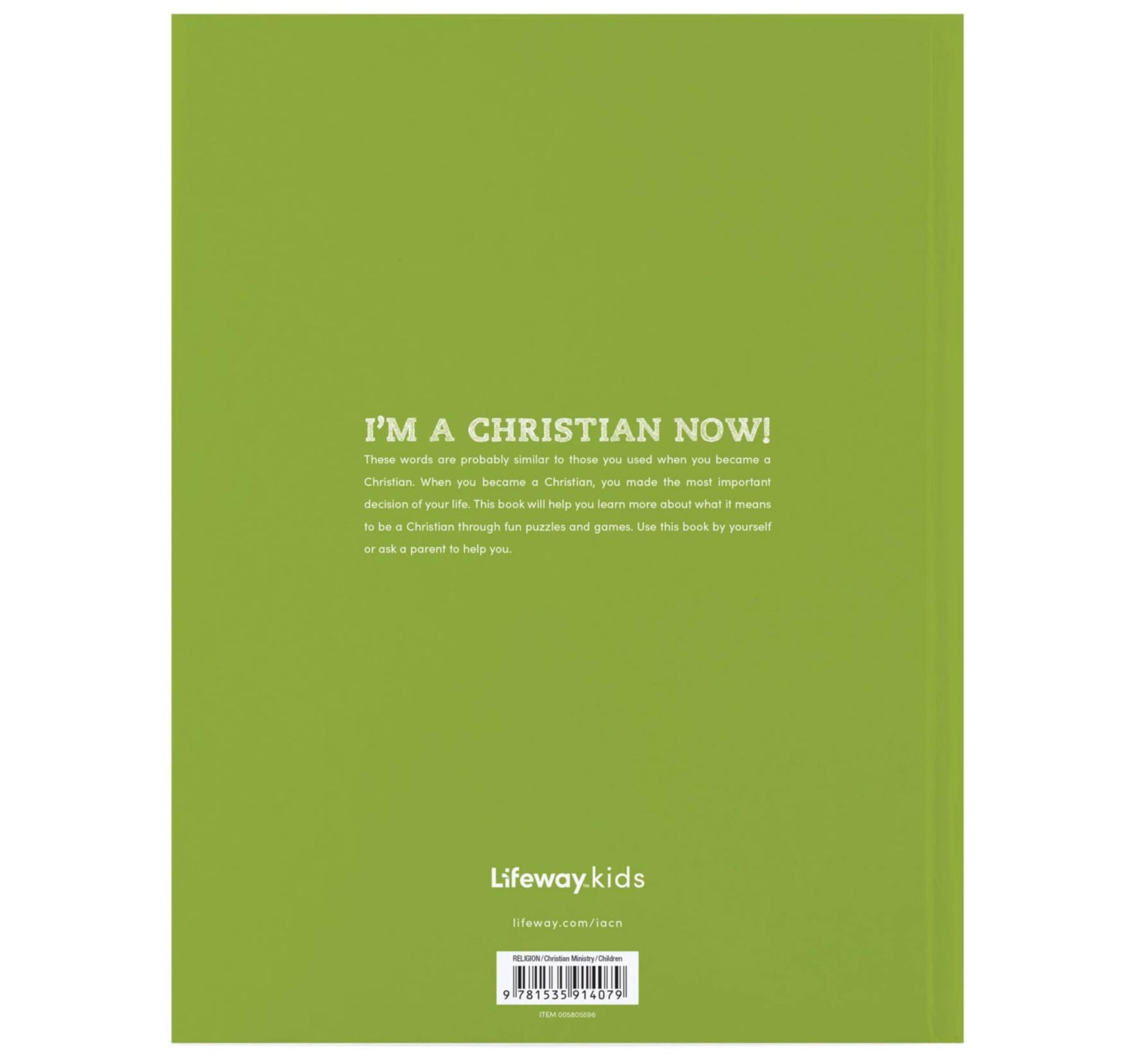 I'm a Christian Now! (Younger Kids Activity Book) - Revised