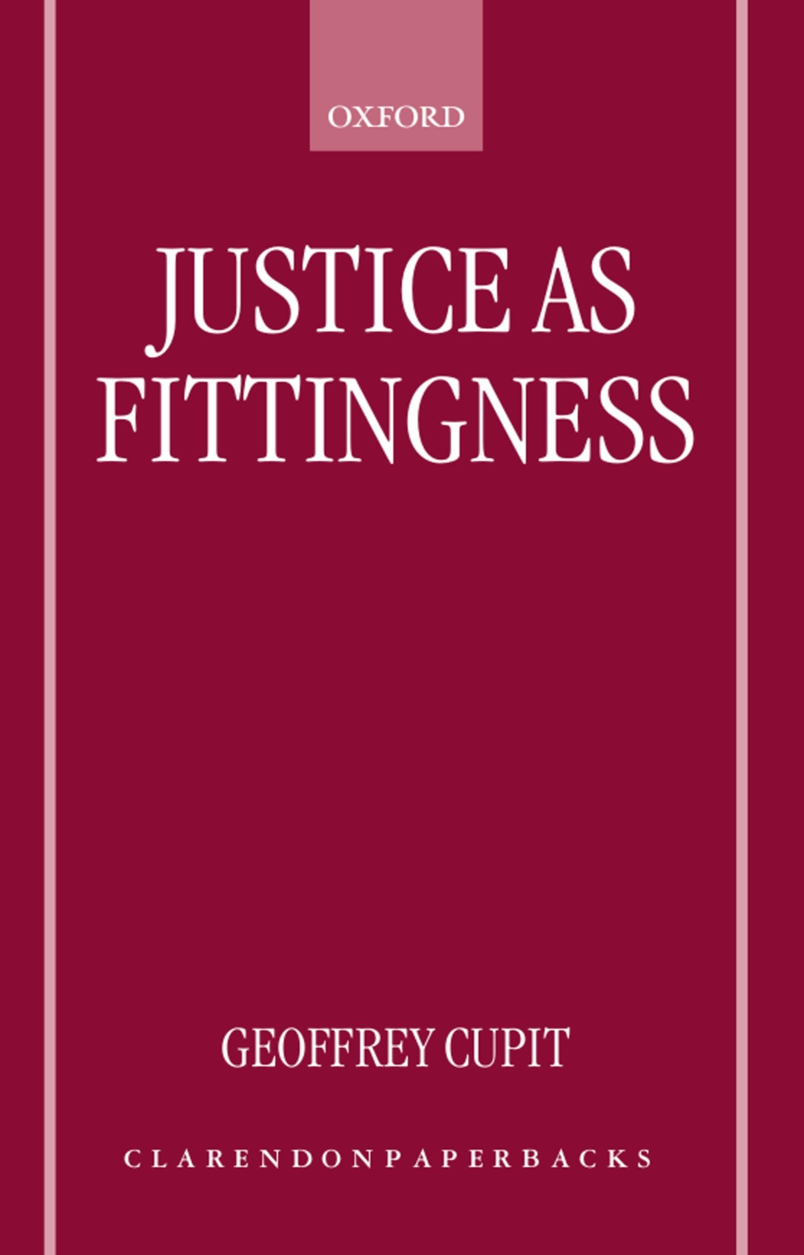 Justice As Fittingness