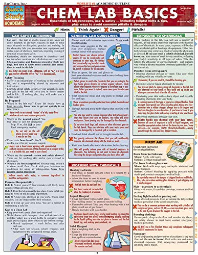Chem Lab Basics (Quick Study Academic)