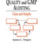 Quality and GMP Auditing: Clear and Simple