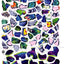 Brain Games - Sticker by Number: Neon Jungle (28 Images to Sticker)