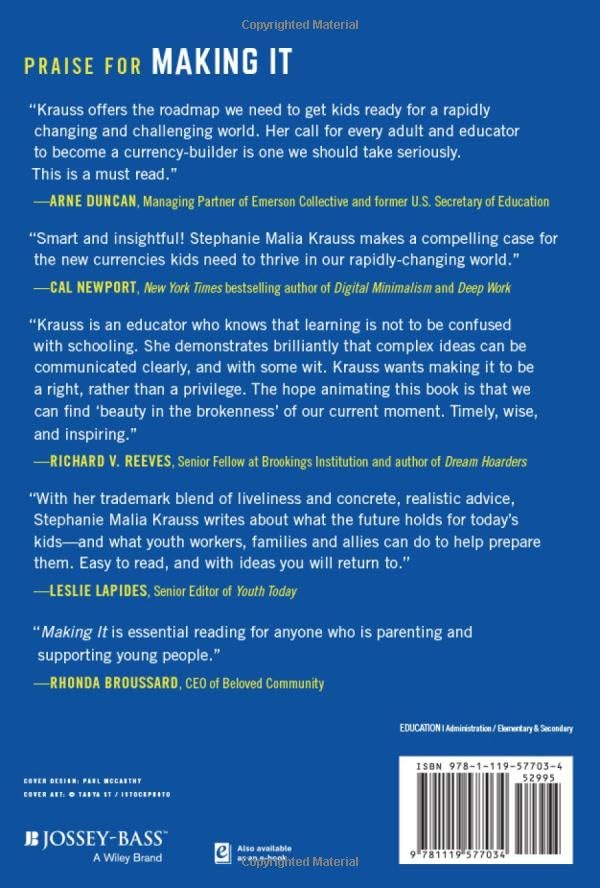Making It: What Today's Kids Need for Tomorrow's World