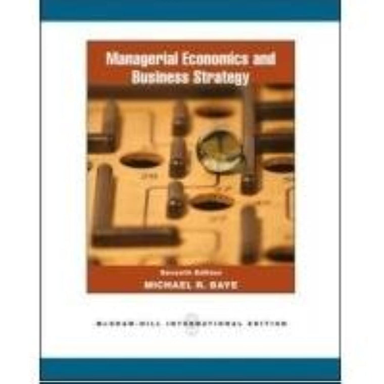 Managerial Economics and Business Strategy, 7th Edition — back cover