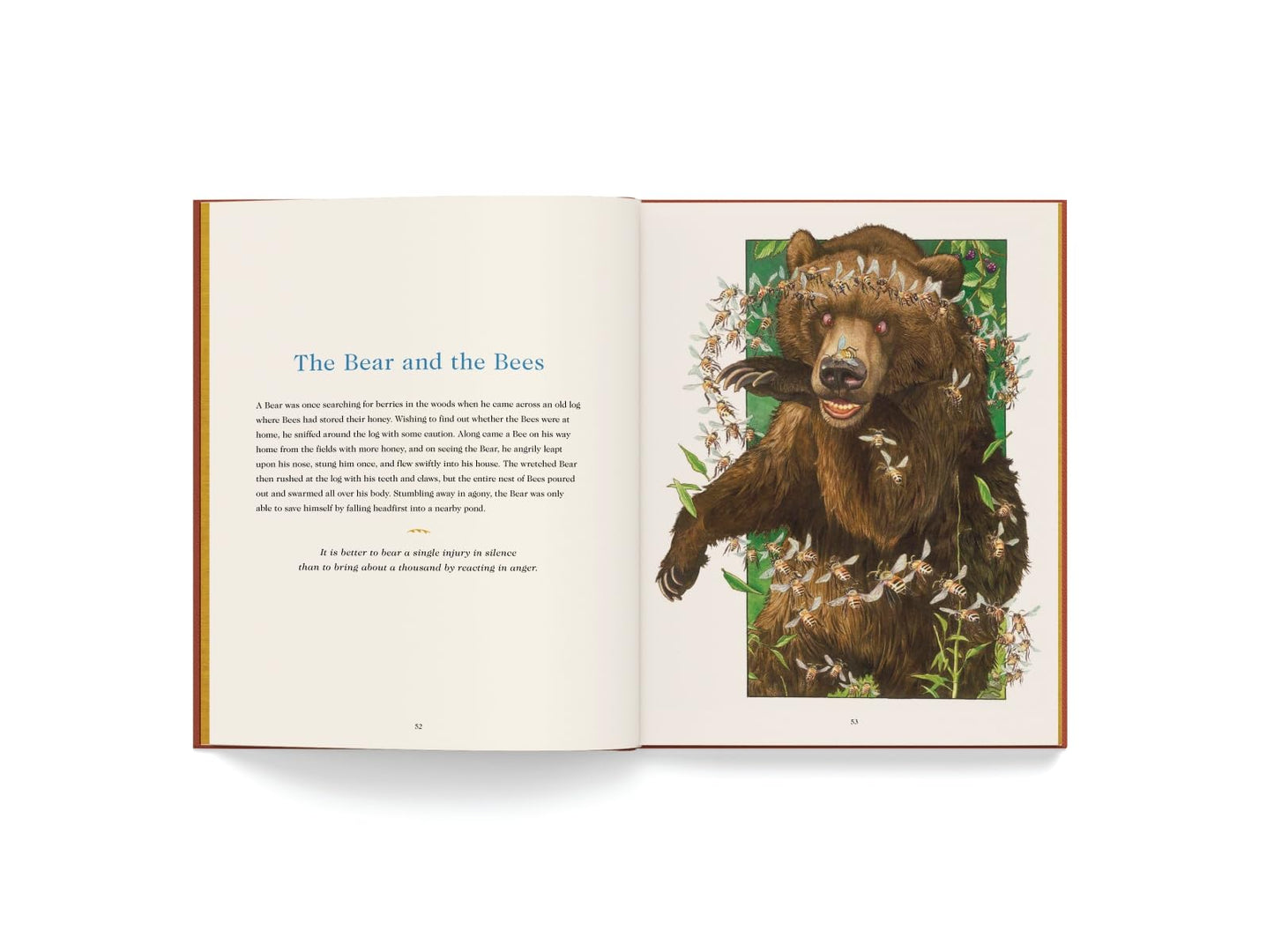 Aesops Fables: The Collectible Leather Edition: The Classic Edition by acclaimed illustrator, Charles Santore (Charles Santore Children's Classics)
