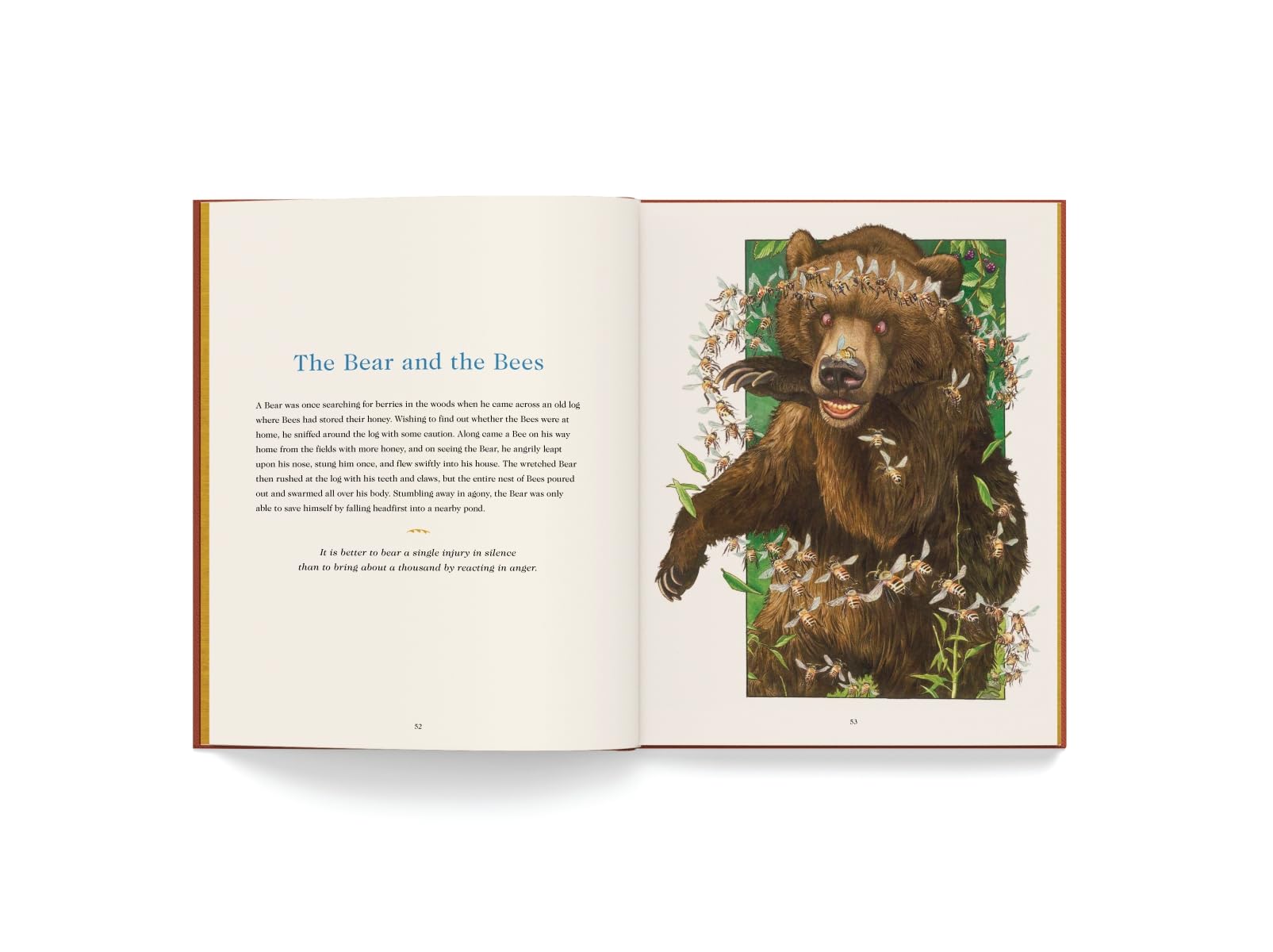 Aesops Fables: The Collectible Leather Edition: The Classic Edition by acclaimed illustrator, Charles Santore (Charles Santore Children's Classics)
