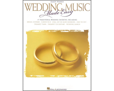 Wedding Music Made Easy: Easy Piano
