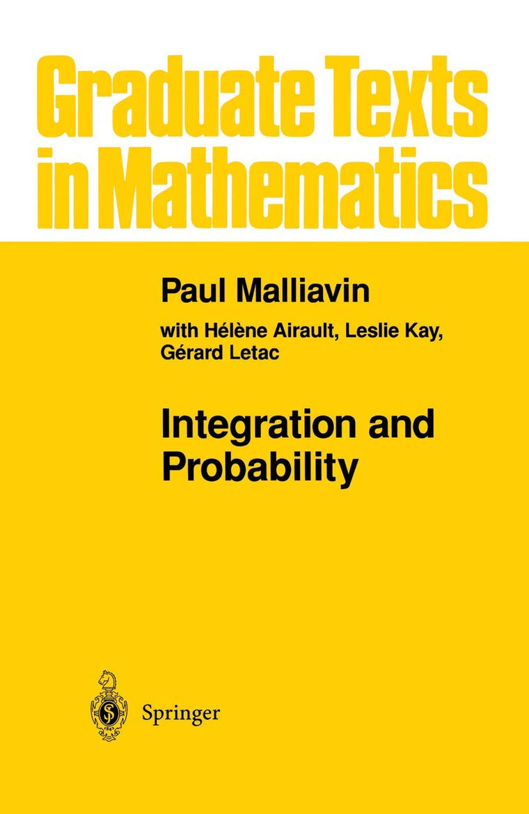 Integration and Probability (Graduate Texts in Mathematics, 157)