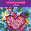 4 Booklet Set - Brain Games - Sticker by Number: Love, Peace, Hope, Faith