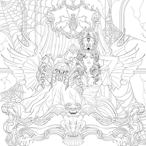 Mythogoria: Poison Passion: A Dark Romance Coloring Book