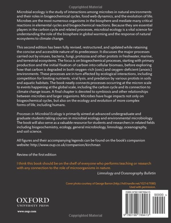 PROCESSES IN MICROBIAL ECOLOGY