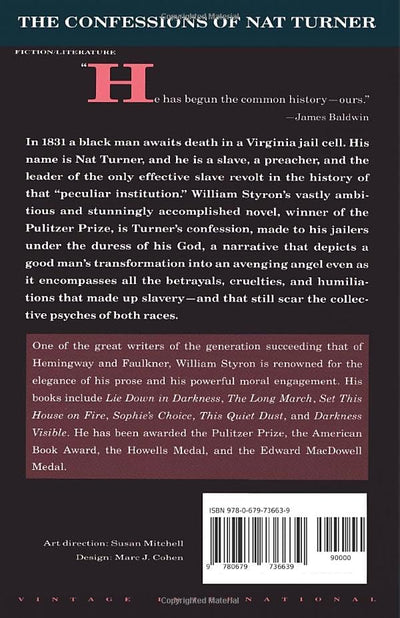 The Confessions of Nat Turner: Pulitzer Prize Winner