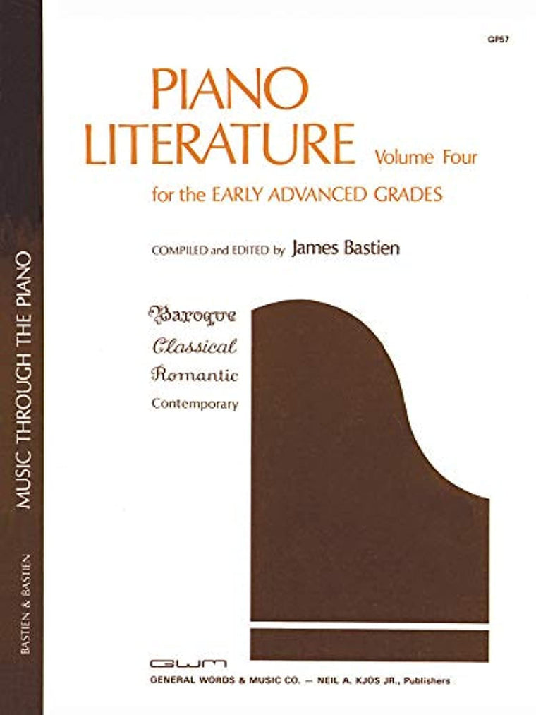 GP57 - Piano Literature - Volume 4 - Bastien (Music Through the Piano)
