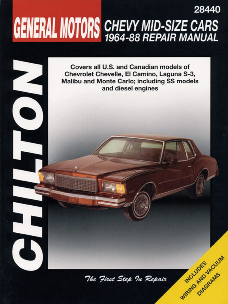 GM Chevrolet Mid-Size Cars, 1964-88 (Chilton Total Car Care Series Manuals)