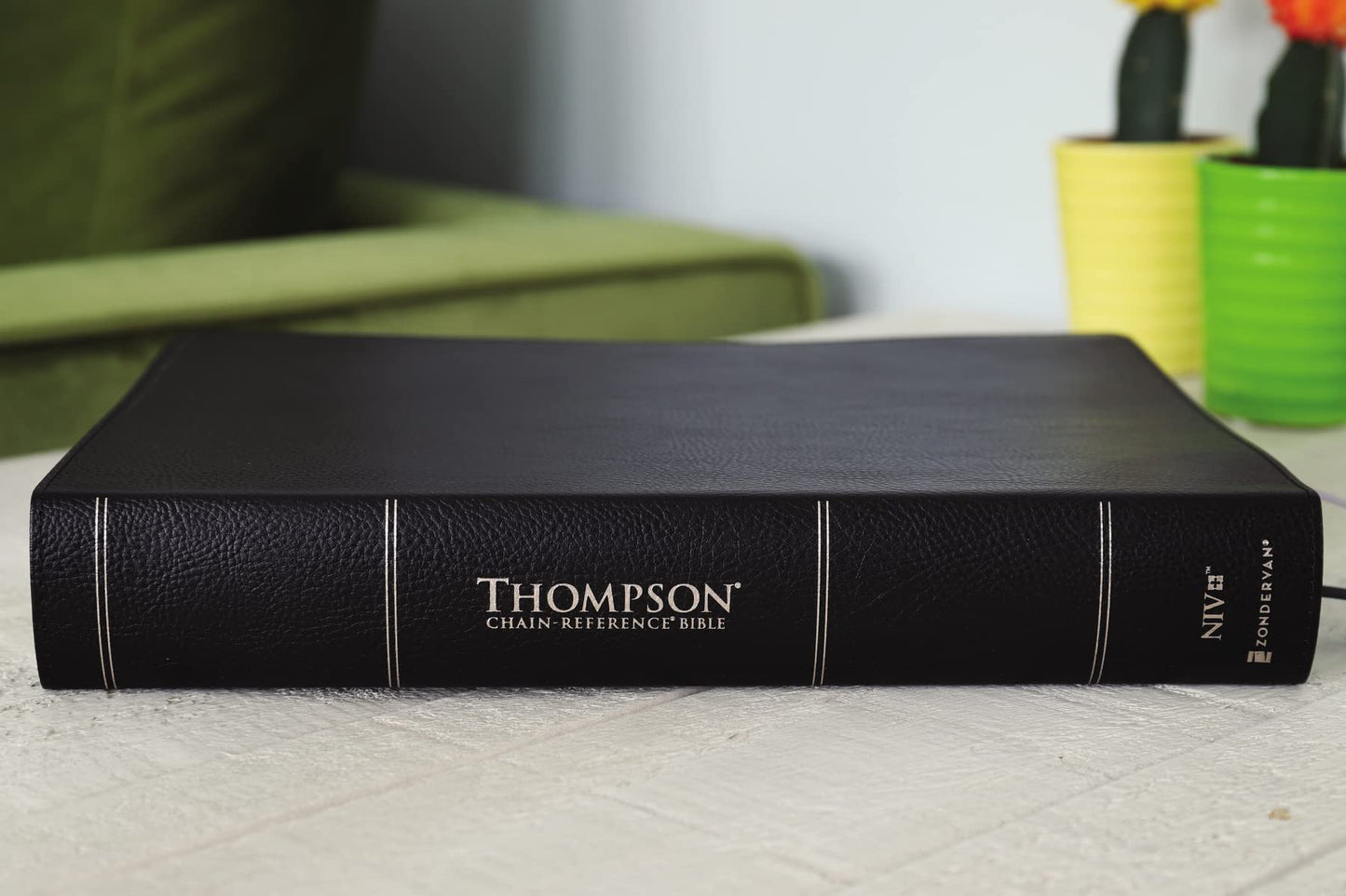 NIV, Thompson Chain-Reference Bible, Large Print, Bonded Lea