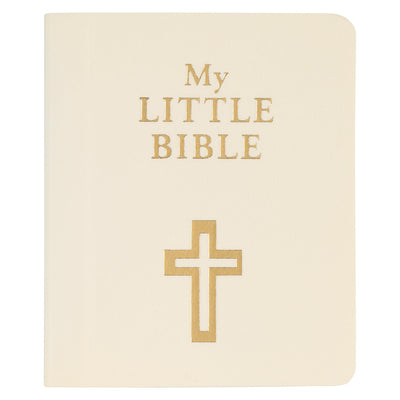 My Little Bible 2 Standard Edition - Selections of Key Verses From Every Book, Tiny Palm-size OT NT Scripture for Ministry Outreach, Classic 1769 KJV Text, 2" x 2.5, White