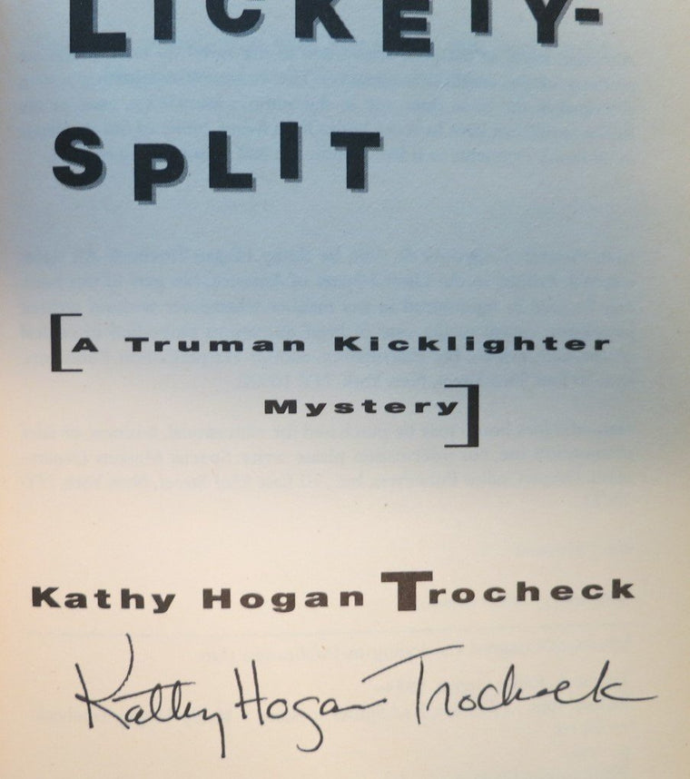 Lickety-Split: A Truman Kicklighter Mystery — back cover