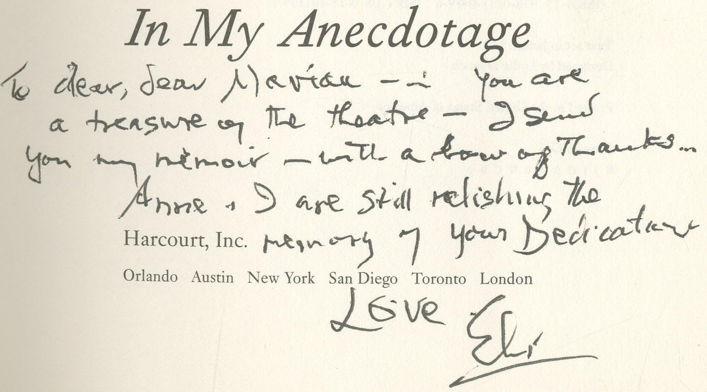 The Good, The Bad, And Me: In My Anecdotage by Eli Wallach