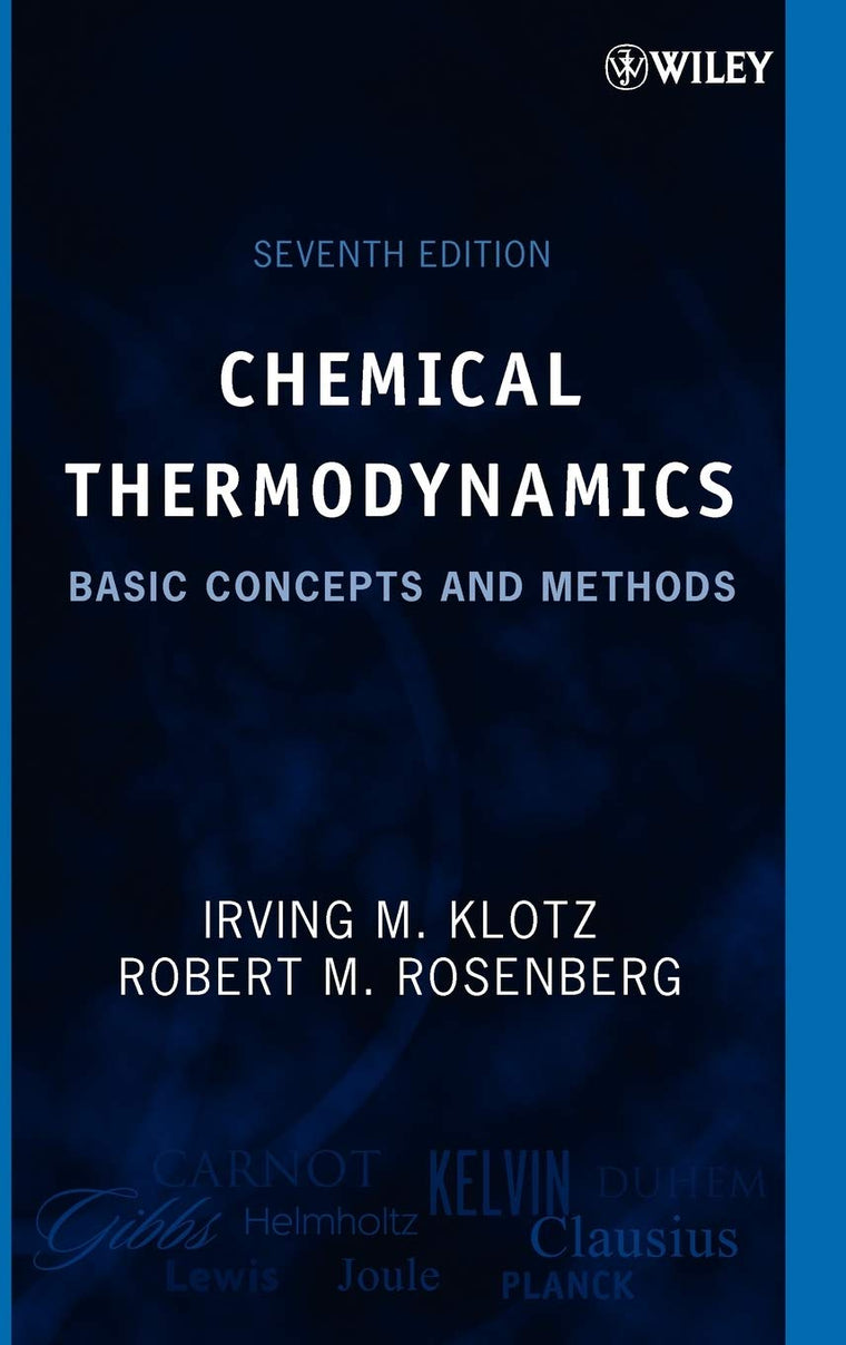 Chemical Thermodynamics: Basic Concepts and Methods