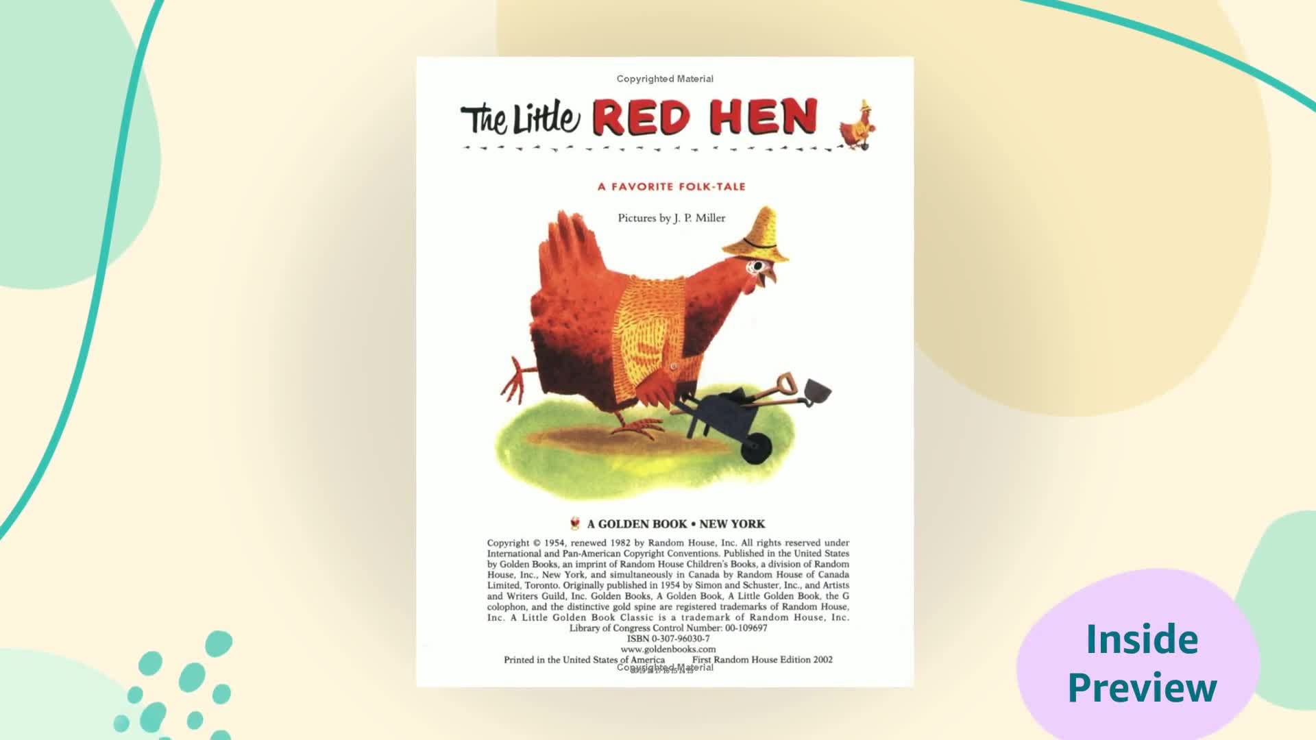 The Little Red Hen (Little Golden Board Books)