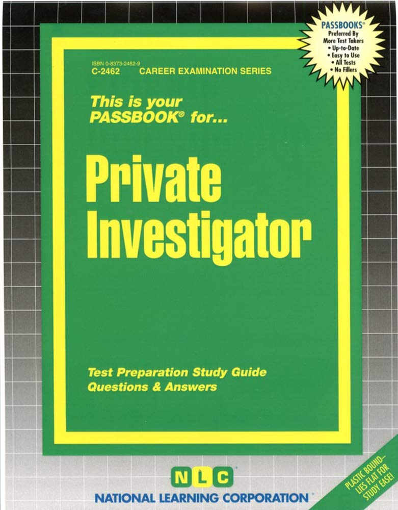 Private Investigator (Career Examination Series)