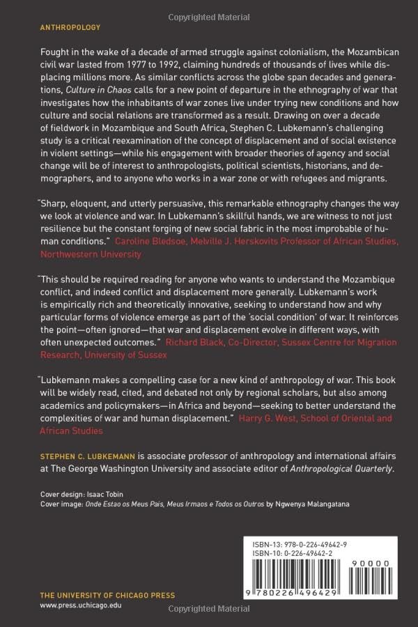 Culture in Chaos: An Anthropology of the Social Condition in War
