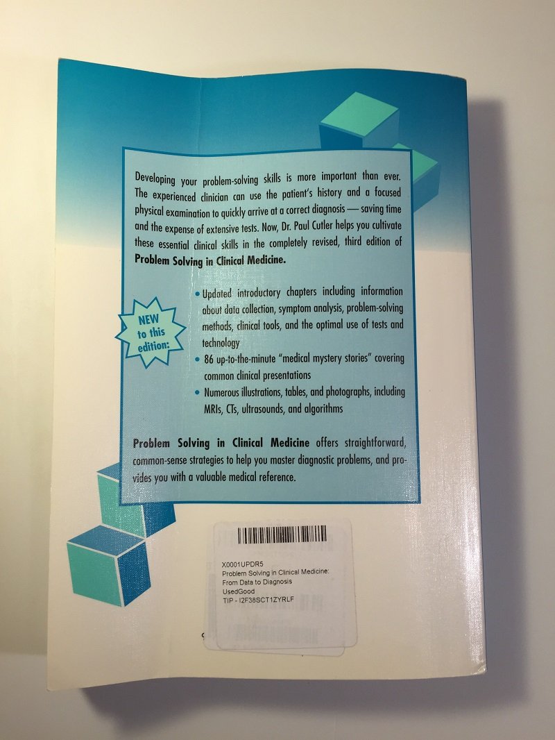 Problem Solving in Clinical Medicine: From Data to Diagnosis