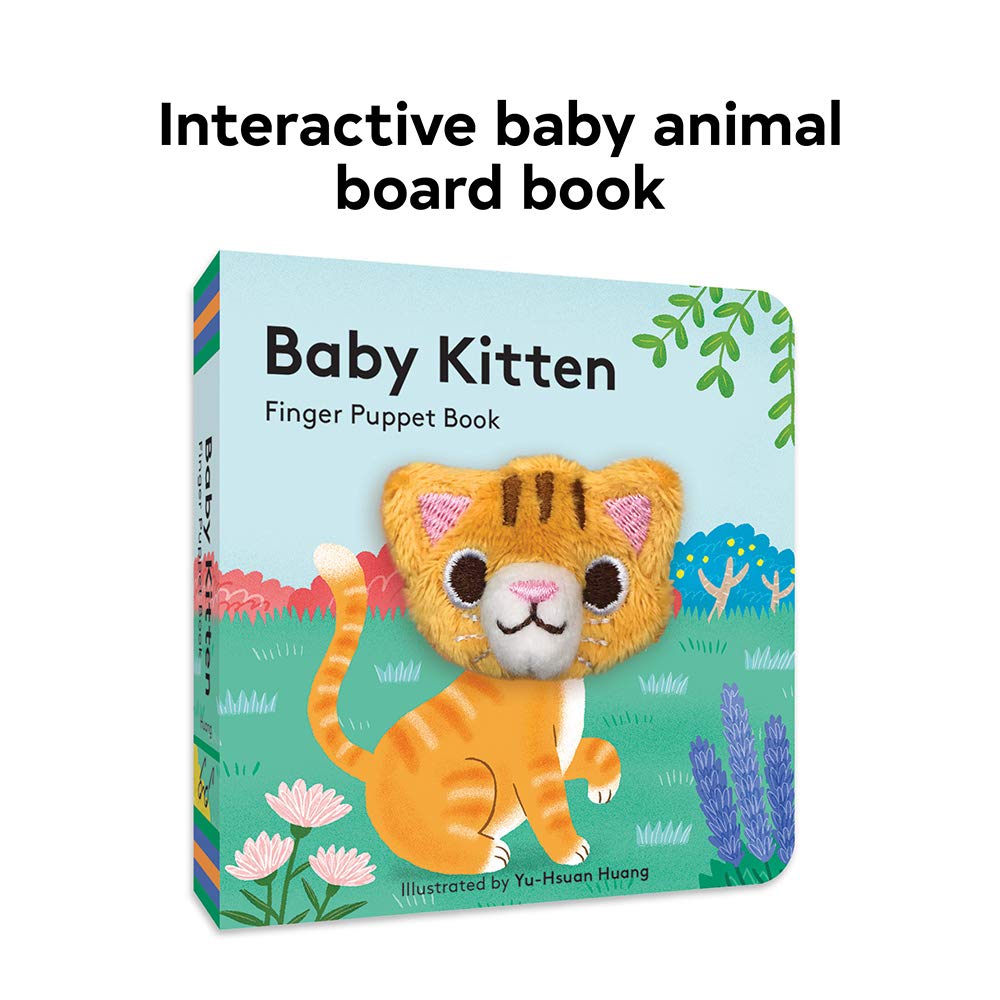 Baby Kitten: Finger Puppet Book: (Board Book with Plush Baby Cat, Best Baby Book for Newborns) (Baby Animal Finger Puppets, 20)