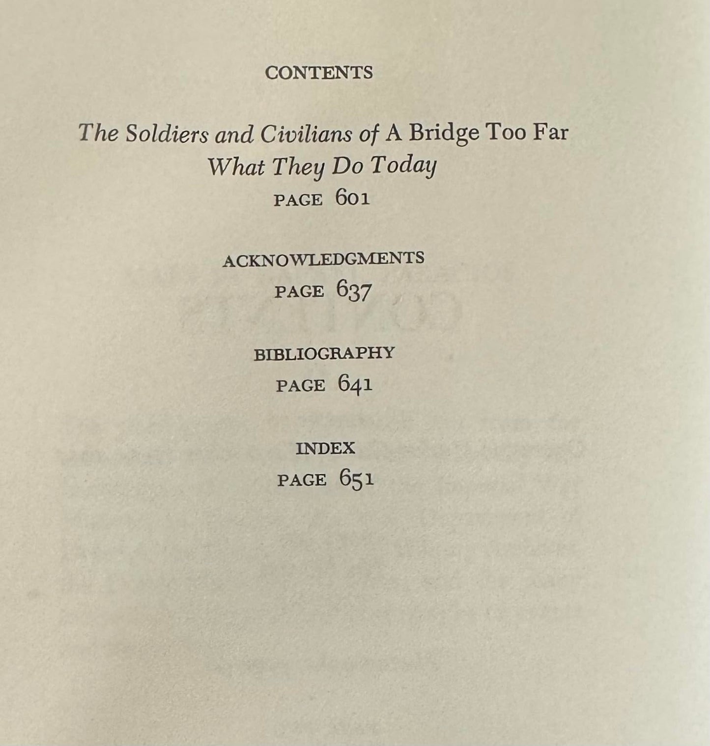 A Bridge Too Far by Cornelius Ryan