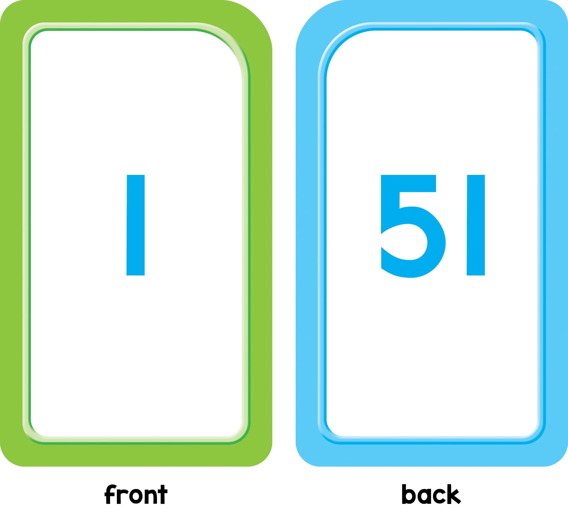 School Zone Numbers 1-100 Flash Cards: 56 Cards for Preschool & Kindergarten, Counting, Even & Odd Numbers, Skip Counting by 2s, 5s, 10s, Early Math Skills, Ages 4+