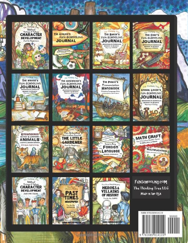 The Artists Fun-Schooling Journal: Homeschooling Curriculum Handbook for Students Majoring in Art | ESL and Dyslexia Friendly | Thinking Tree Books | Ages 9+