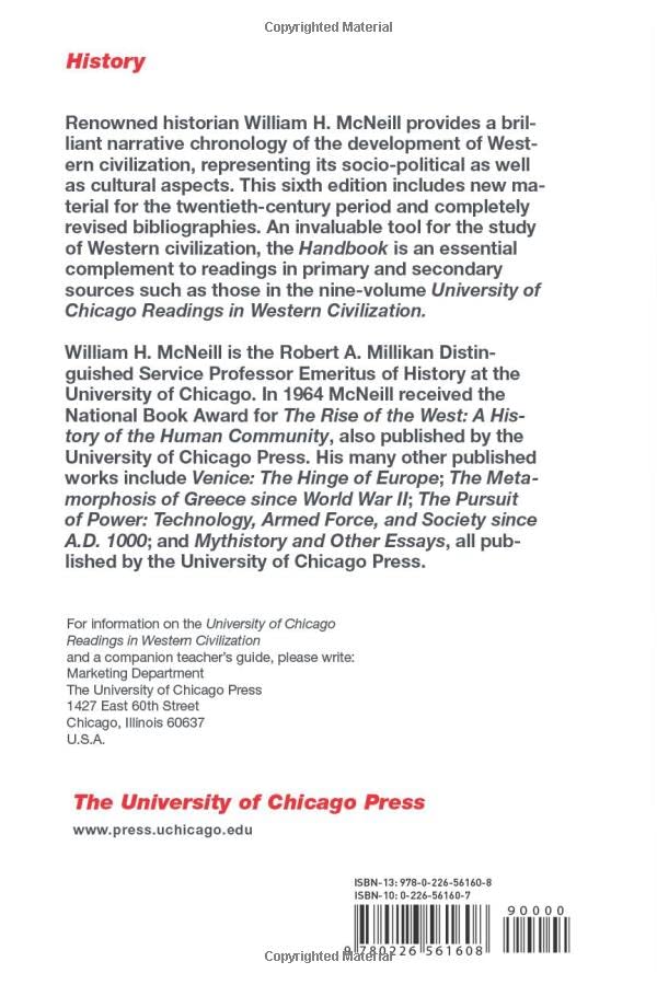 History of Western Civilization: A Handbook