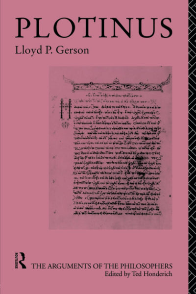 Plotinus-Arg Philosophers (Arguments of the Philosophers)