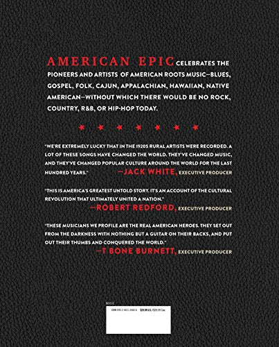 American Epic: The First Time America Heard Itself — back cover