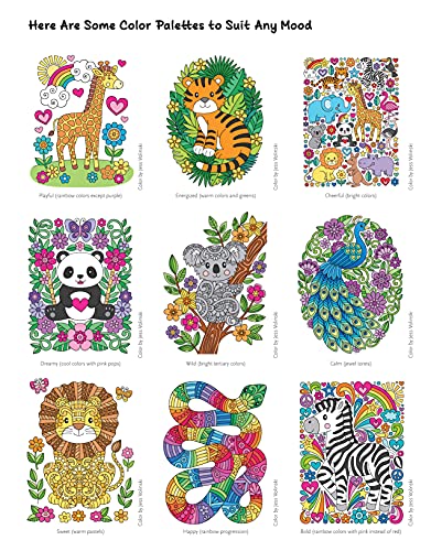 Notebook Doodles Wild Animals: Coloring & Activity Book (Design Originals) 32 Fun Designs of Zebras, Elephants, Lions, Tigers, and More - Beginner-Friendly Inspiring Art Activities on Perforated Paper