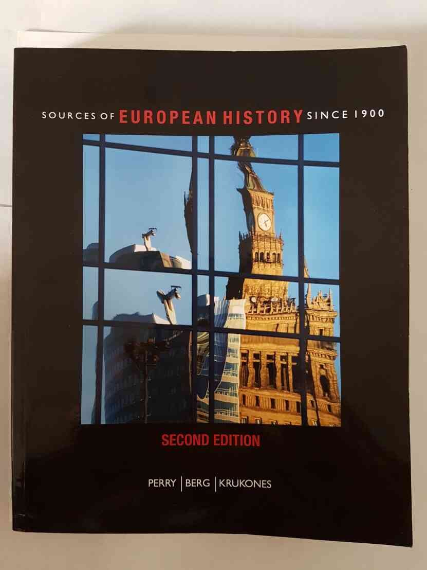 Sources of European History: Since 1900