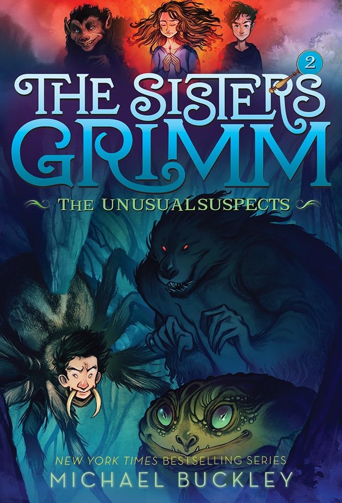 9 Books: Sisters Grimm Set - Fairy Tale Detectives, Unusual Suspect, Problem Child, Once Upon A, Magic & Other Misdemeanors, Tales of the Hood, Everafter War, Inside Story, Council of Mirrors