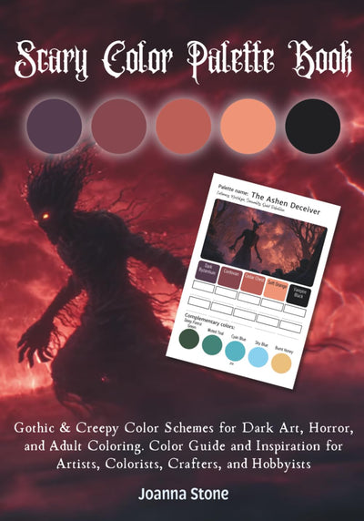 Scary Color Palette Book: Gothic & Creepy Color Schemes for Dark Art, Horror, and Adult Coloring. Color Guide and Inspiration for Artists, Colorists, Crafters, and Hobbyists