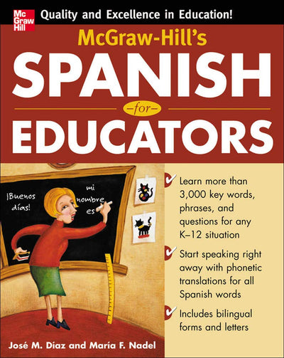 McGraw-Hill's Spanish for Educators (Book Only)