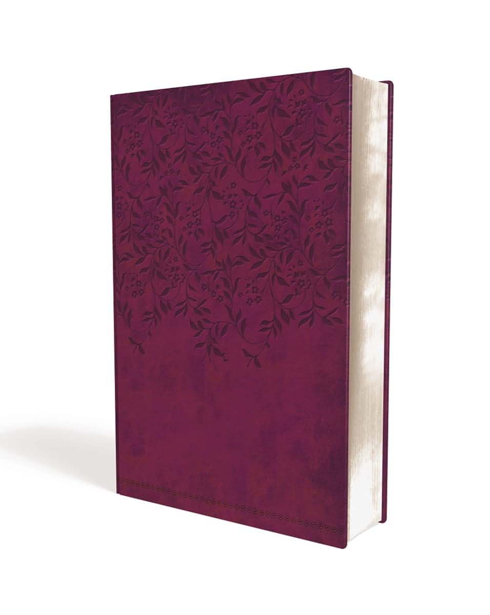 NKJV, Women of Faith Devotional Bible, Leathersoft, Purple: A Message of Grace and Hope for Every Day