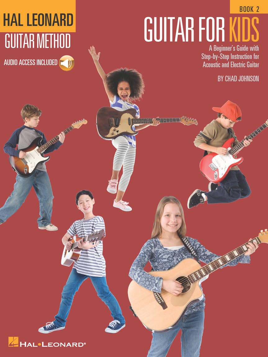Guitar for Kids - Beginner Guitar Method and Songbook  Fun and Easy Lessons for Acoustic and Electric Guitar  Includes Chords, Strumming, and ... for Play-Along (Hal Leonard Guitar Method)