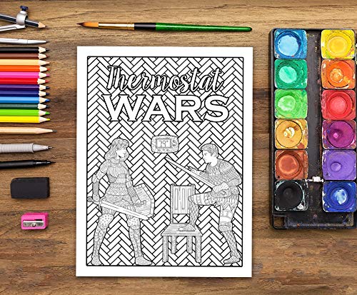 Married Life: A Snarky Adult Coloring Book