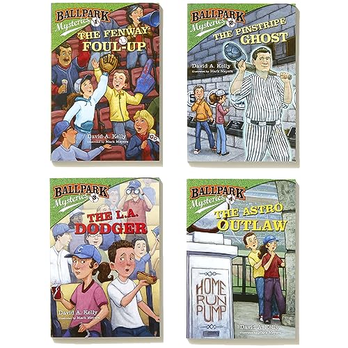 Ballpark Mysteries: The Dugout boxed set (books 1-4): The Fenway Foul-Up, The Pinstripe Ghost, The L.A. Dodger, The Astro Outlaw