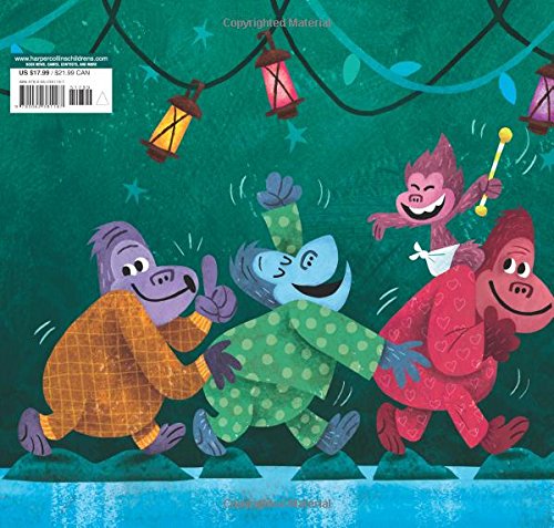 Go Go Gorillas: A Romping Bedtime Tale — back cover