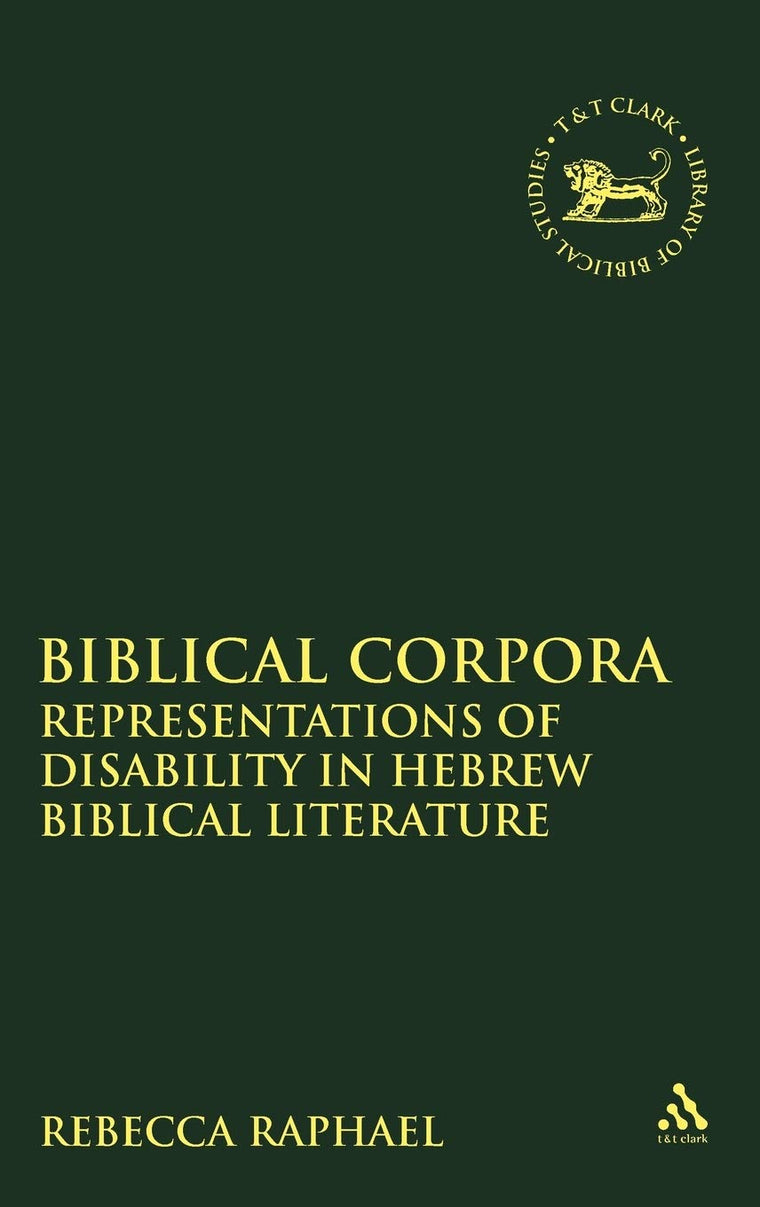 Biblical Corpora: Representations of Disability in Hebrew Bi