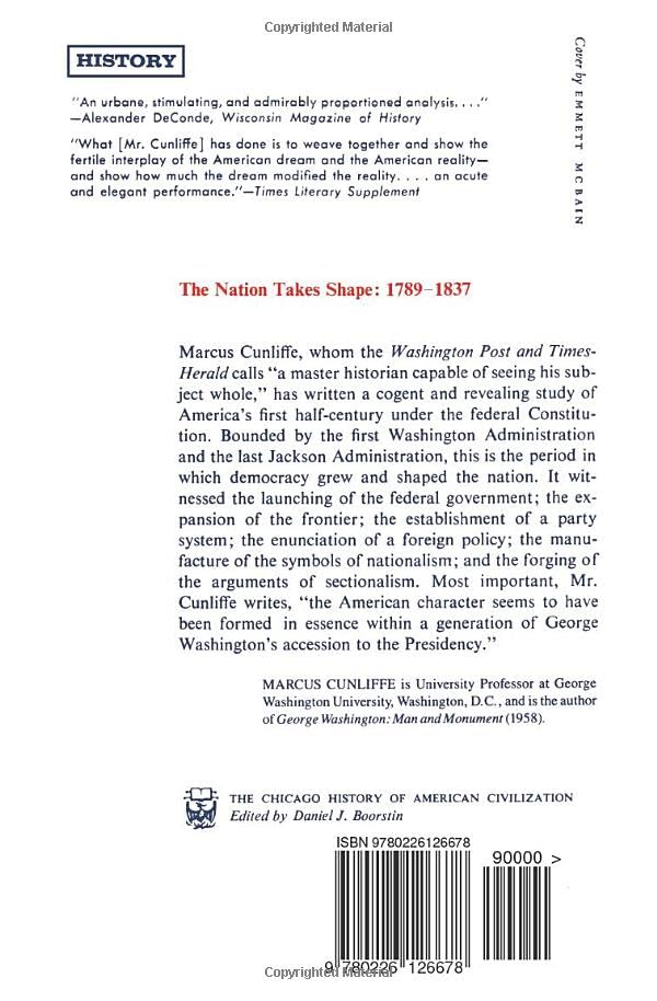 The Nation Takes Shape: 1789-1837 (The Chicago History of American Civilization)