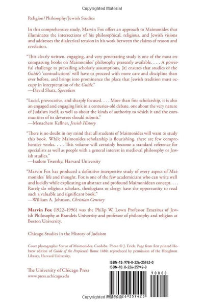 Interpreting Maimonides: Studies in Methodology, Metaphysics, and Moral Philosophy (Chicago Studies in the History of Judaism)