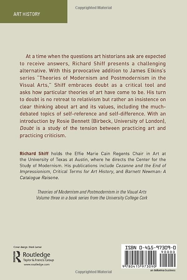 Doubt (Theories of Modernism and Postmodernism in the Visual Arts)